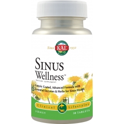 Sinus Wellness (30 tablete) - Formula complexa cu rol in drenarea si eliberarea sinusurilor